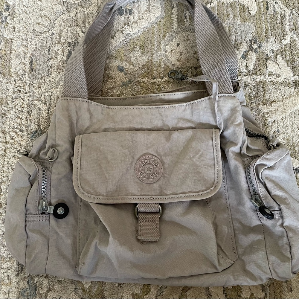 Kipling Beige Shoulder Bag